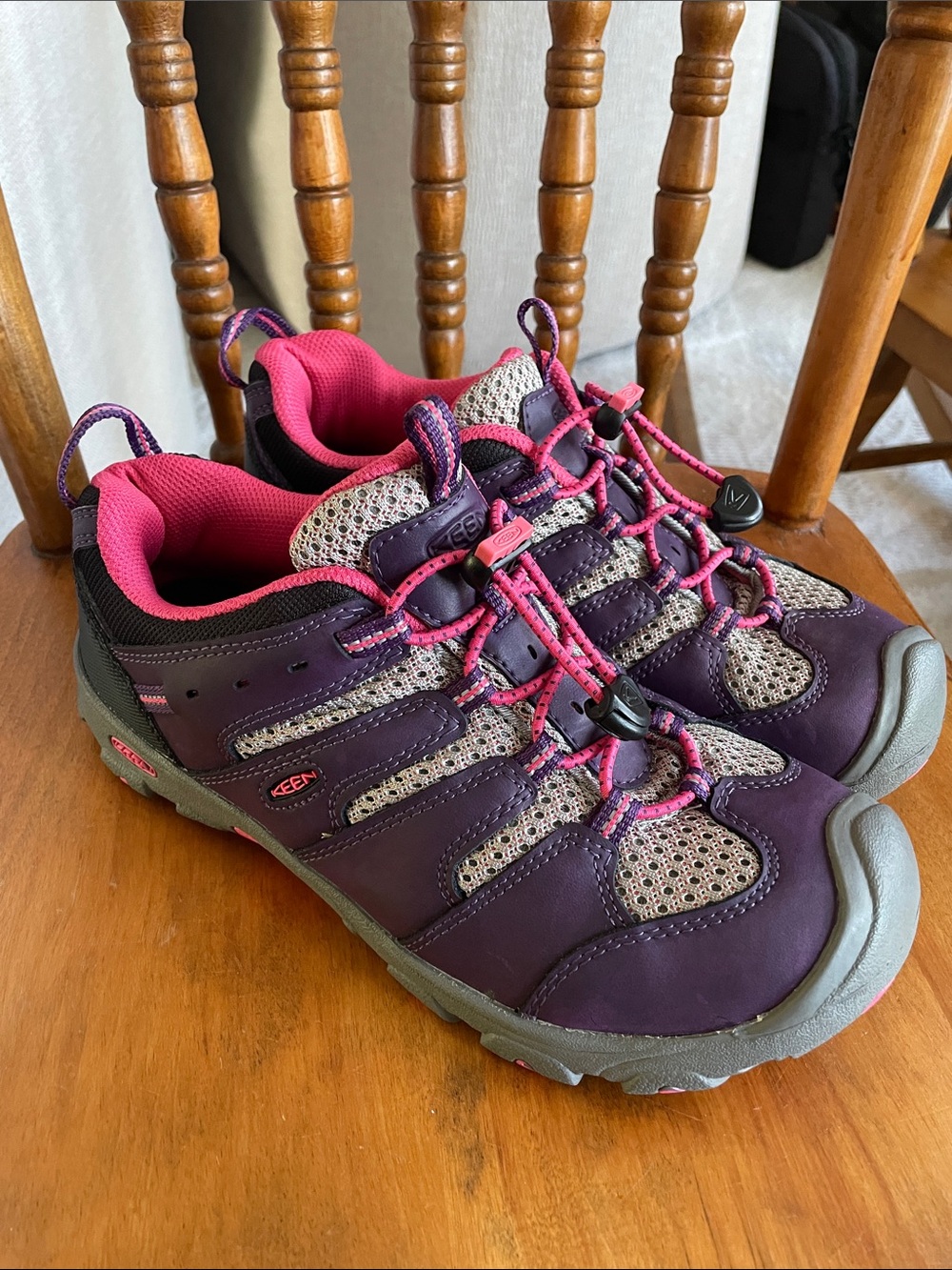 KEEN Purple and Pink Women's Trail Sneakers